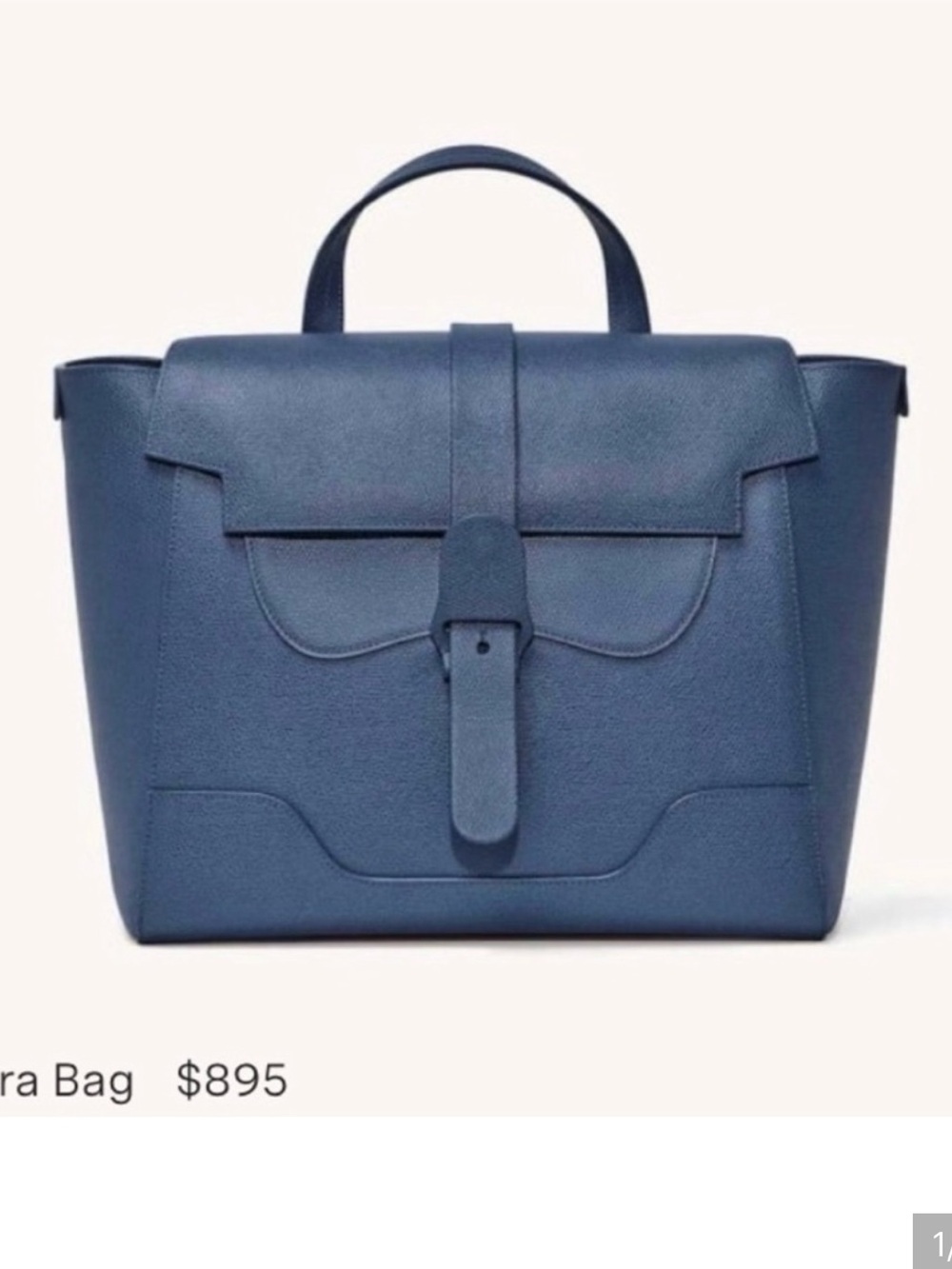 Senreve Maestra Midi Satchel - Navy Blue